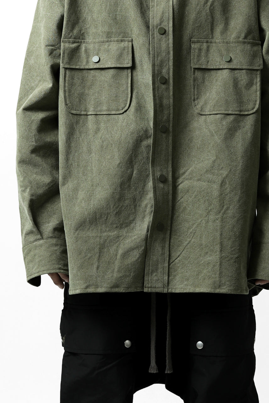 画像をギャラリービューアに読み込む, READYMADE OVERSIZE SHIRT (KHAKI GREEN #B)