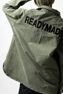 画像をギャラリービューアに読み込む, READYMADE OVERSIZE SHIRT (KHAKI GREEN #B)