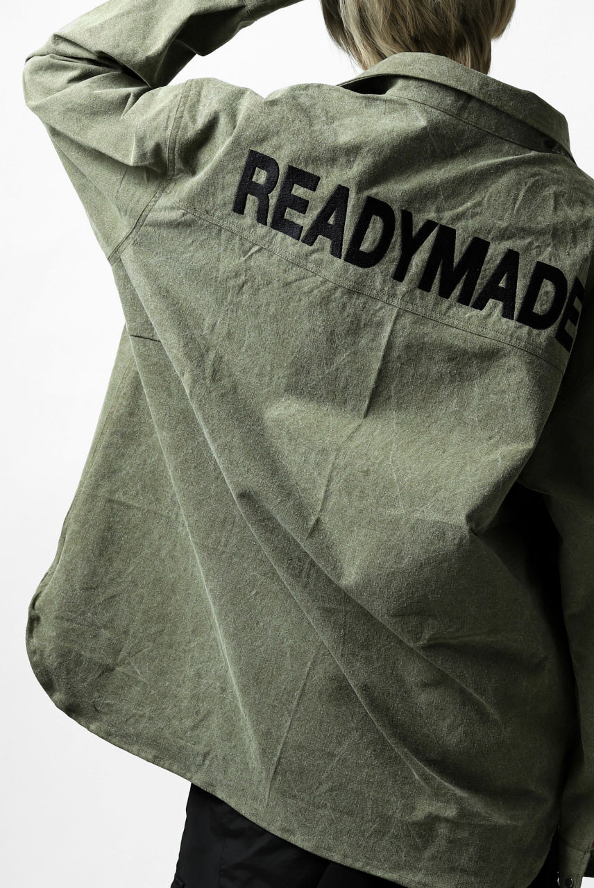 画像をギャラリービューアに読み込む, READYMADE OVERSIZE SHIRT (KHAKI GREEN #B)