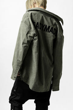 画像をギャラリービューアに読み込む, READYMADE OVERSIZE SHIRT (KHAKI GREEN #B)