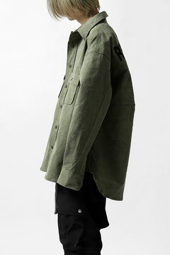 画像をギャラリービューアに読み込む, READYMADE OVERSIZE SHIRT (KHAKI GREEN #B)