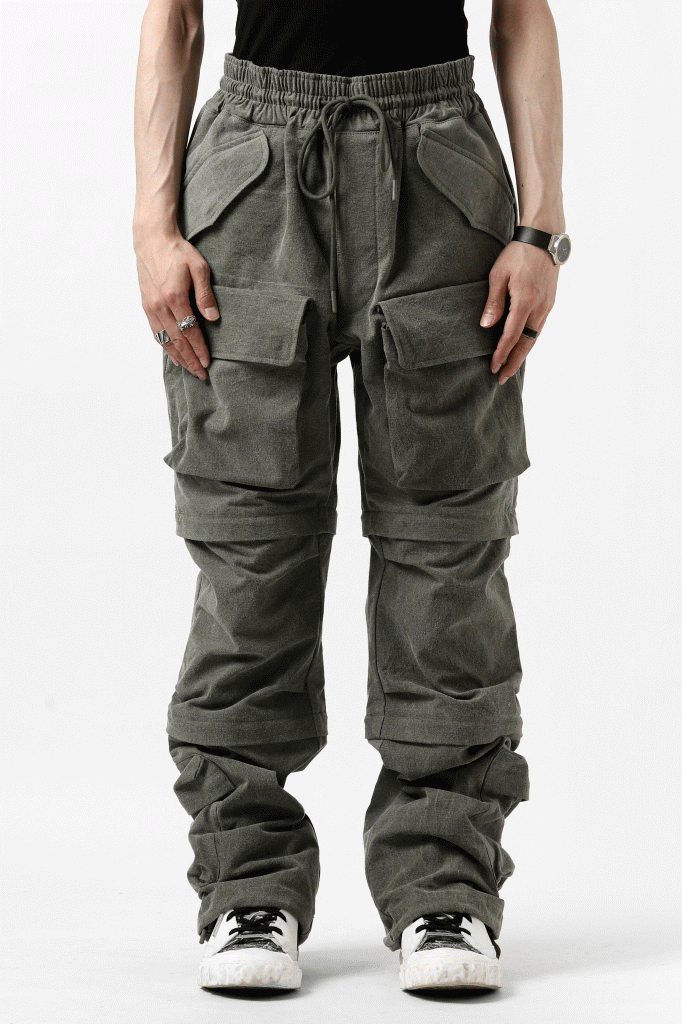 画像をギャラリービューアに読み込む, READYMADE REMOVAL PANTS (KHAKI GREEN#A)