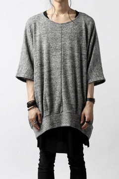 Load image into Gallery viewer, N/07 OVERFIT DOLMAN T-SHIRT / MERANGE TWEEDY (SHERBET GREY)