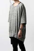 Load image into Gallery viewer, N/07 OVERFIT DOLMAN T-SHIRT / MERANGE TWEEDY (SHERBET GREY)