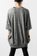 Load image into Gallery viewer, N/07 OVERFIT DOLMAN T-SHIRT / MERANGE TWEEDY (SHERBET GREY)