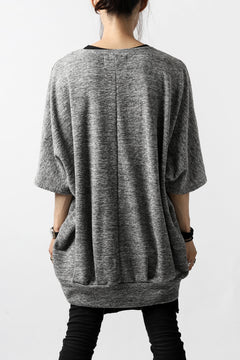 Load image into Gallery viewer, N/07 OVERFIT DOLMAN T-SHIRT / MERANGE TWEEDY (SHERBET GREY)