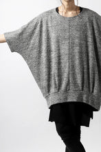 Load image into Gallery viewer, N/07 OVERFIT DOLMAN T-SHIRT / MERANGE TWEEDY (SHERBET GREY)