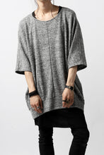Load image into Gallery viewer, N/07 OVERFIT DOLMAN T-SHIRT / MERANGE TWEEDY (SHERBET GREY)
