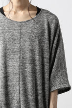 Load image into Gallery viewer, N/07 OVERFIT DOLMAN T-SHIRT / MERANGE TWEEDY (SHERBET GREY)