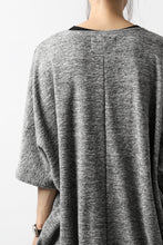 Load image into Gallery viewer, N/07 OVERFIT DOLMAN T-SHIRT / MERANGE TWEEDY (SHERBET GREY)