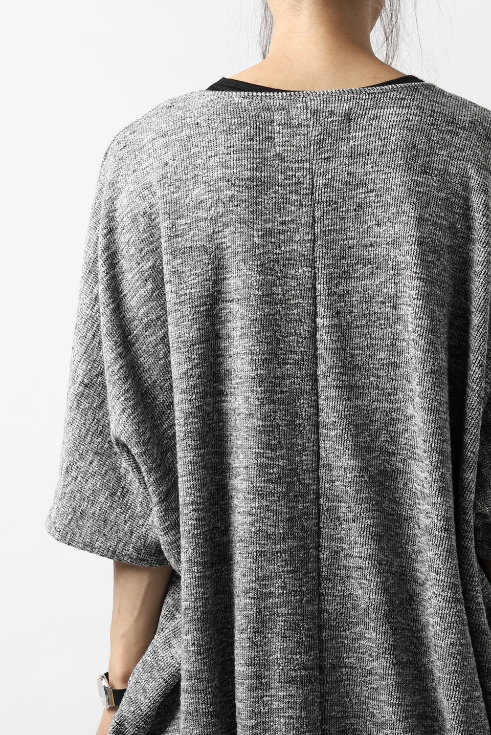 Load image into Gallery viewer, N/07 OVERFIT DOLMAN T-SHIRT / MERANGE TWEEDY (SHERBET GREY)