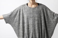 Load image into Gallery viewer, N/07 OVERFIT DOLMAN T-SHIRT / MERANGE TWEEDY (SHERBET GREY)