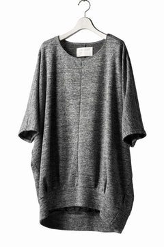 Load image into Gallery viewer, N/07 OVERFIT DOLMAN T-SHIRT / MERANGE TWEEDY (SHERBET GREY)
