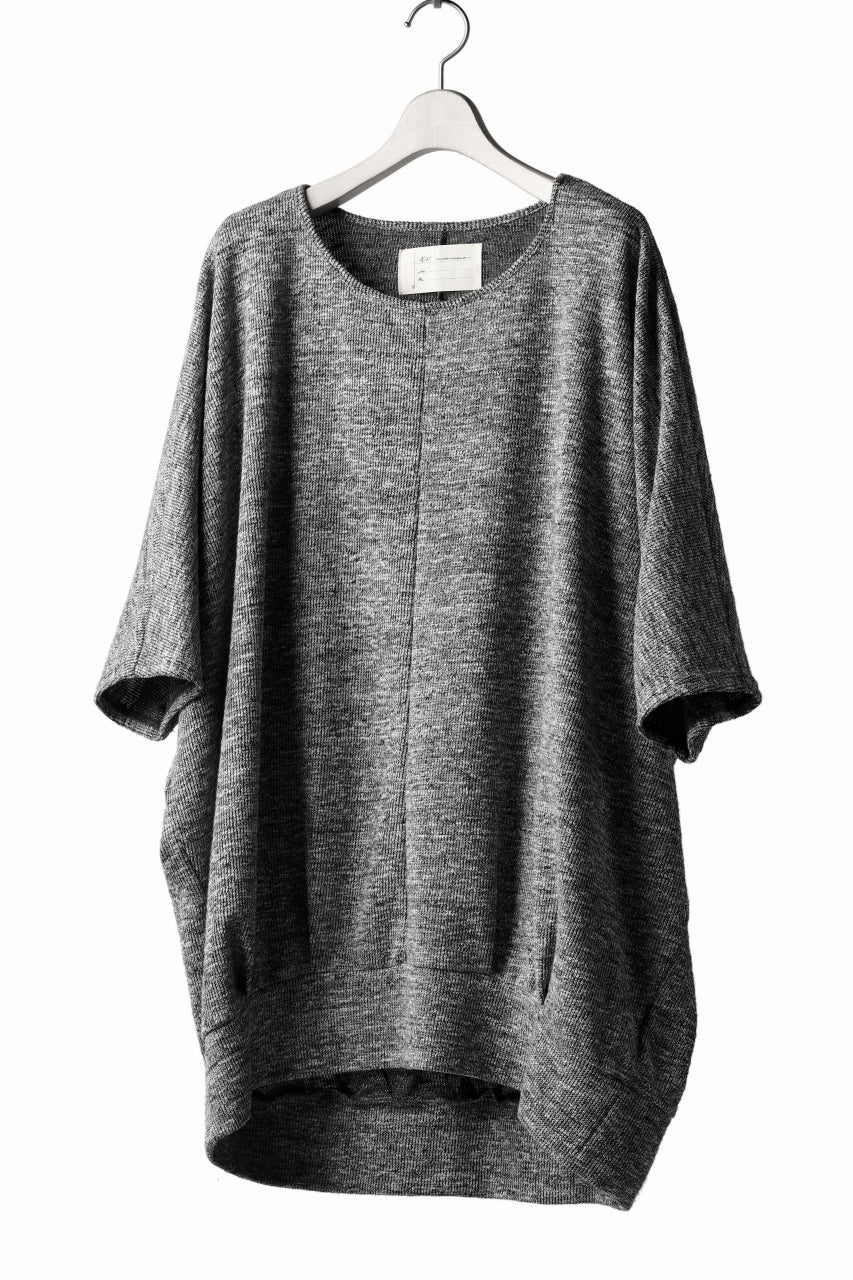 Load image into Gallery viewer, N/07 OVERFIT DOLMAN T-SHIRT / MERANGE TWEEDY (SHERBET GREY)
