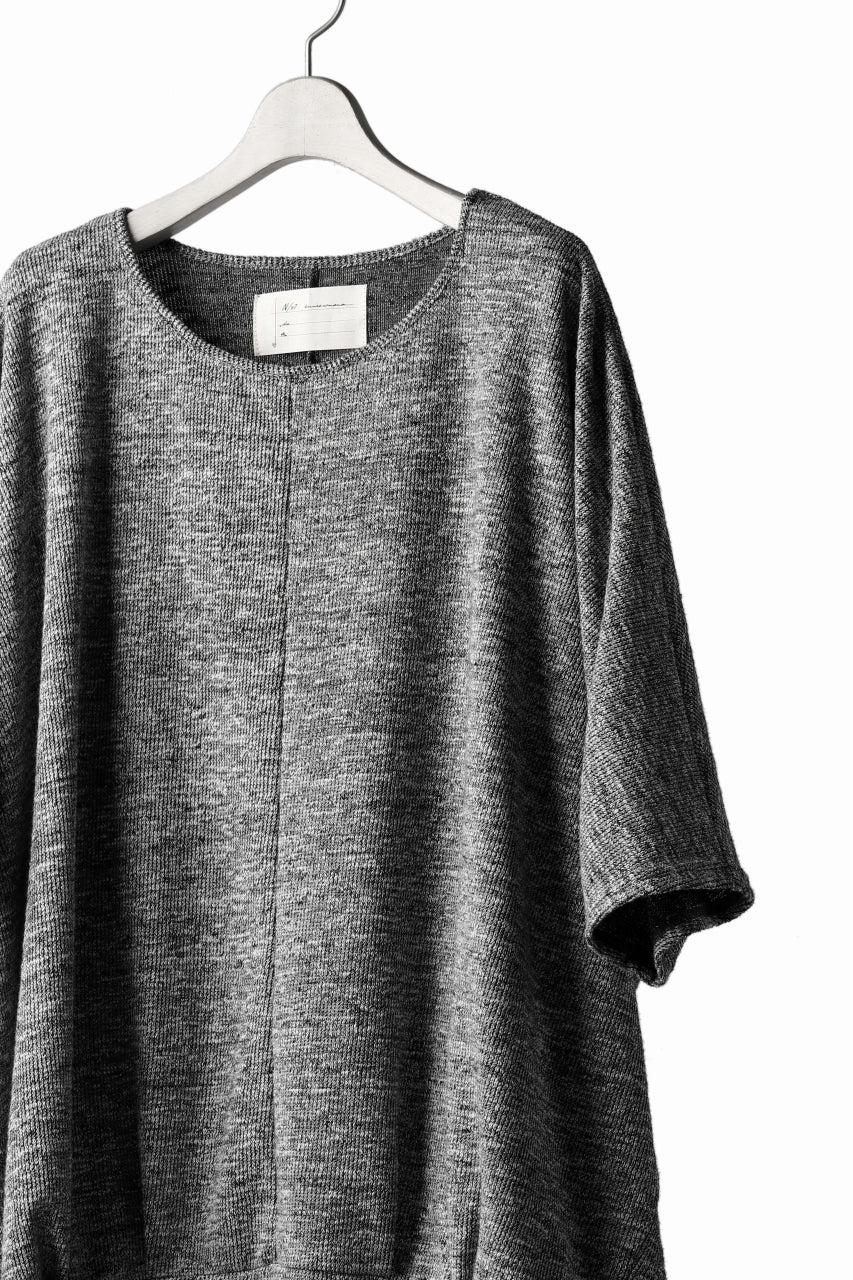 Load image into Gallery viewer, N/07 OVERFIT DOLMAN T-SHIRT / MERANGE TWEEDY (SHERBET GREY)