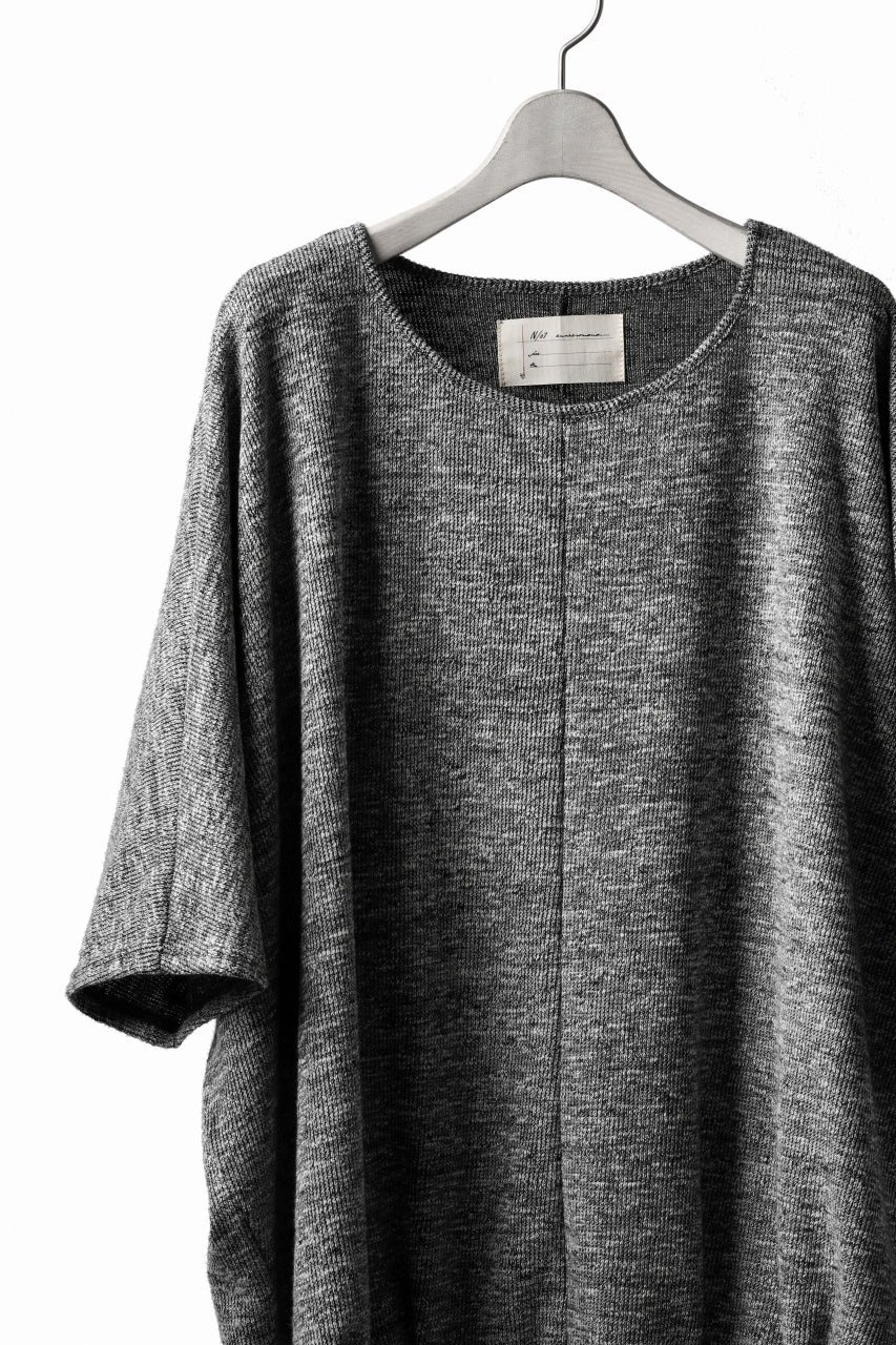 Load image into Gallery viewer, N/07 OVERFIT DOLMAN T-SHIRT / MERANGE TWEEDY (SHERBET GREY)