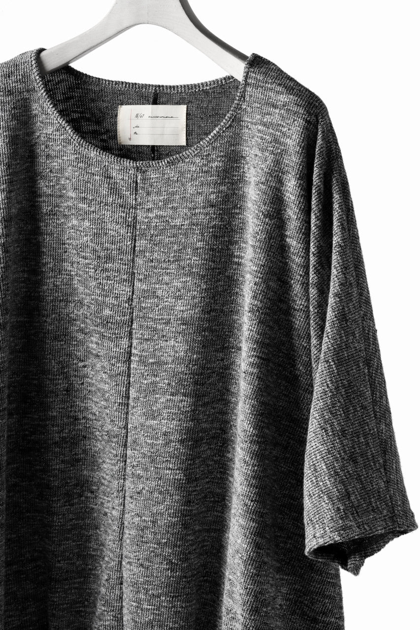 Load image into Gallery viewer, N/07 OVERFIT DOLMAN T-SHIRT / MERANGE TWEEDY (SHERBET GREY)