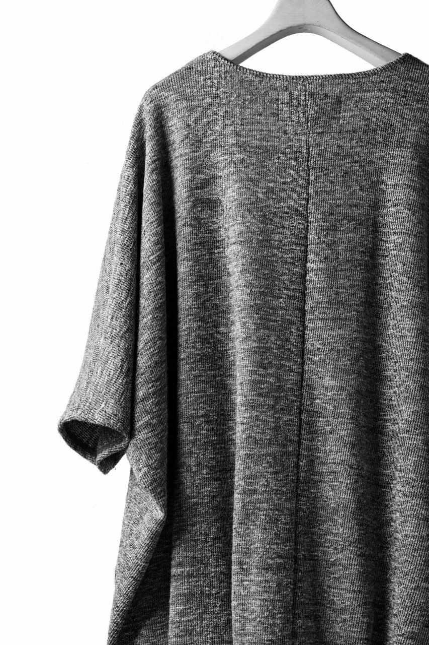 Load image into Gallery viewer, N/07 OVERFIT DOLMAN T-SHIRT / MERANGE TWEEDY (SHERBET GREY)