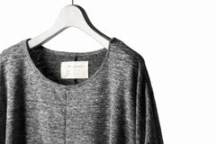 Load image into Gallery viewer, N/07 OVERFIT DOLMAN T-SHIRT / MERANGE TWEEDY (SHERBET GREY)