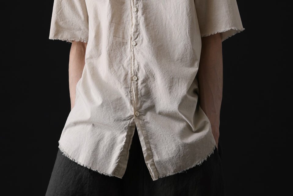 Load image into Gallery viewer, daub DYEING MINIMAL SS SHIRT / ORGANIC COTTON (SAND)