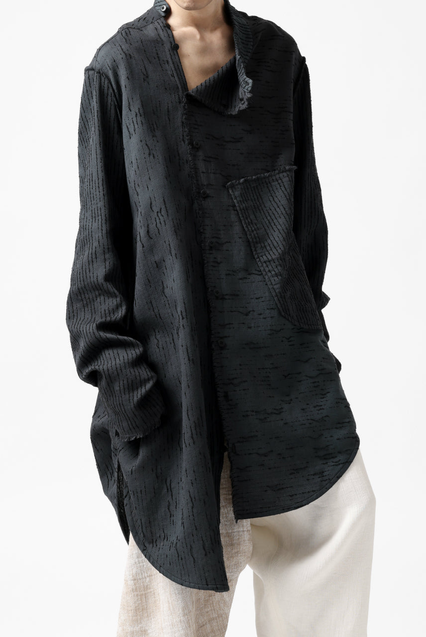 画像をギャラリービューアに読み込む, SOSNOVSKA EXTENDED THREADS SHIRT (BLACK)