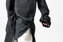 画像をギャラリービューアに読み込む, SOSNOVSKA EXTENDED THREADS SHIRT (BLACK)