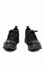 画像をギャラリービューアに読み込む, BORIS BIDJAN SABERI HORSE LEATHER DERBY SHOES / WASHED & HAND-TREATED "SHOE1-SIN" (BLACK)