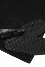 画像をギャラリービューアに読み込む, BORIS BIDJAN SABERI HORSE LEATHER DERBY SHOES / WASHED & HAND TREATED "SHOE1-SIN" (BLACK)