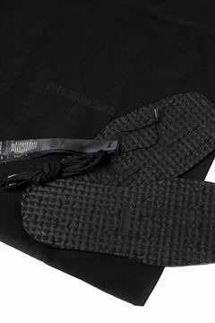 画像をギャラリービューアに読み込む, BORIS BIDJAN SABERI HORSE LEATHER DERBY SHOES / WASHED & HAND TREATED "SHOE1-SIN" (BLACK)