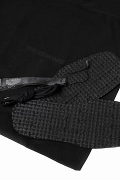 画像をギャラリービューアに読み込む, BORIS BIDJAN SABERI HORSE LEATHER DERBY SHOES / WASHED & HAND-TREATED "SHOE1-SIN" (BLACK)