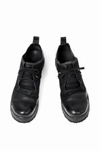 画像をギャラリービューアに読み込む, BORIS BIDJAN SABERI HORSE LEATHER DERBY SHOES / WASHED & HAND TREATED "SHOE1-SIN" (BLACK)