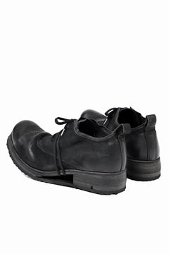 画像をギャラリービューアに読み込む, BORIS BIDJAN SABERI HORSE LEATHER DERBY SHOES / WASHED & HAND-TREATED "SHOE1-SIN" (BLACK)