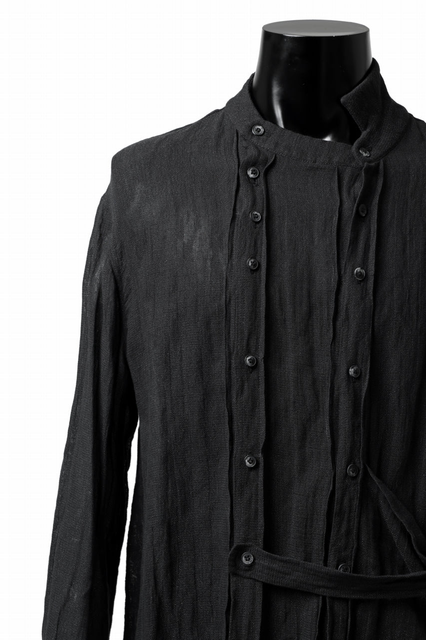 画像をギャラリービューアに読み込む, SOSNOVSKA UNEXPECTED DISPLACEMENT SHIRT (BLACK)