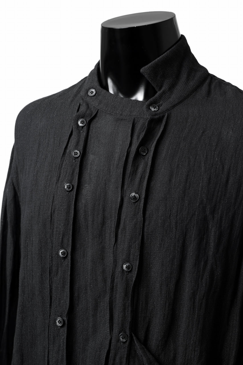 画像をギャラリービューアに読み込む, SOSNOVSKA UNEXPECTED DISPLACEMENT SHIRT (BLACK)