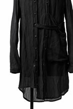 画像をギャラリービューアに読み込む, SOSNOVSKA UNEXPECTED DISPLACEMENT SHIRT (BLACK)