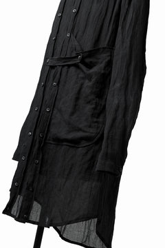 画像をギャラリービューアに読み込む, SOSNOVSKA UNEXPECTED DISPLACEMENT SHIRT (BLACK)