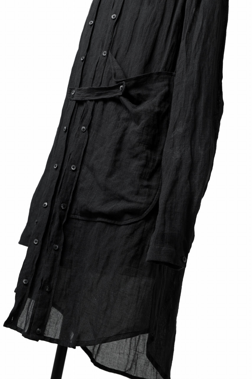 画像をギャラリービューアに読み込む, SOSNOVSKA UNEXPECTED DISPLACEMENT SHIRT (BLACK)