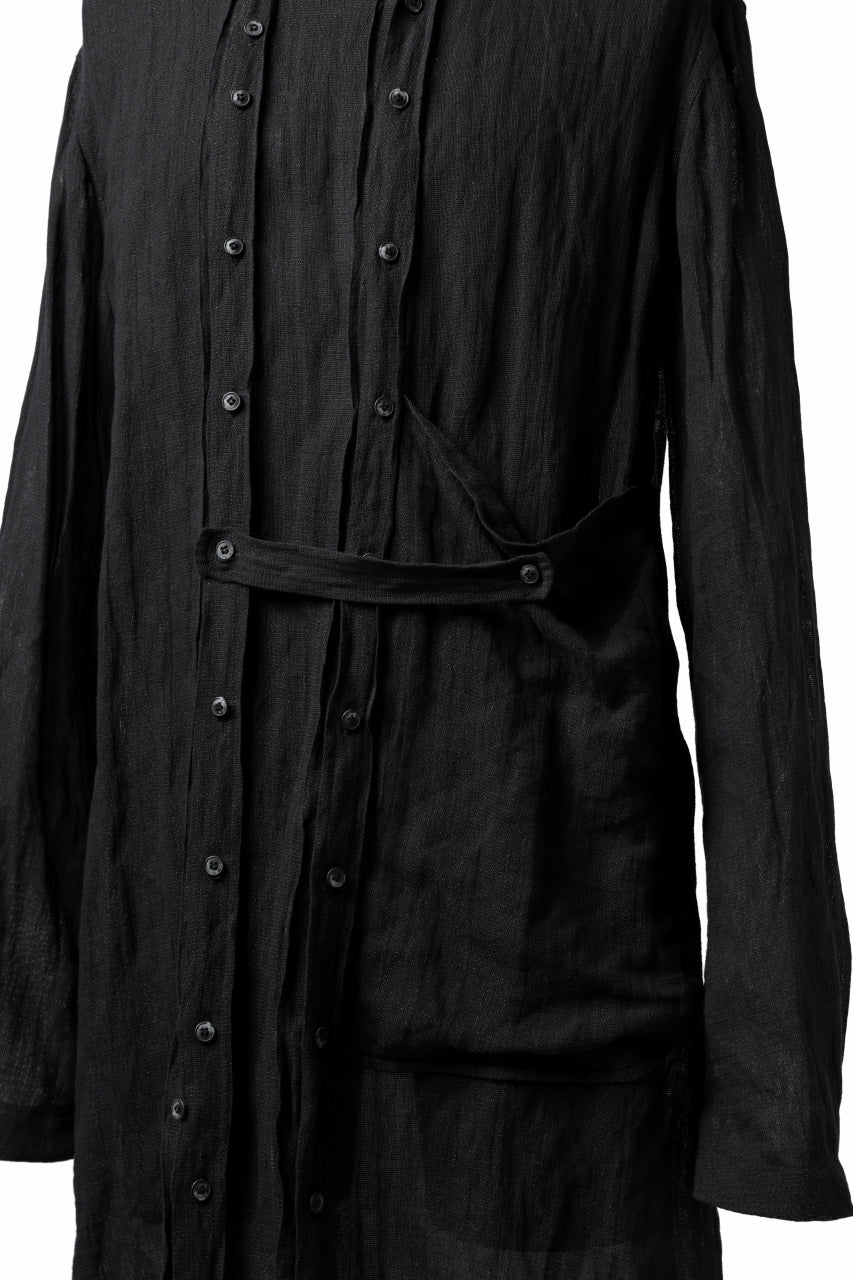 画像をギャラリービューアに読み込む, SOSNOVSKA UNEXPECTED DISPLACEMENT SHIRT (BLACK)