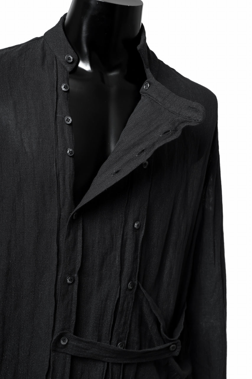 画像をギャラリービューアに読み込む, SOSNOVSKA UNEXPECTED DISPLACEMENT SHIRT (BLACK)