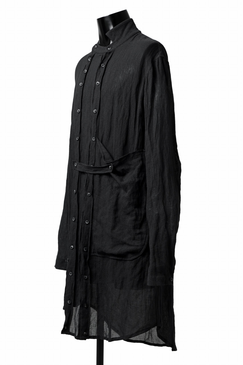 画像をギャラリービューアに読み込む, SOSNOVSKA UNEXPECTED DISPLACEMENT SHIRT (BLACK)