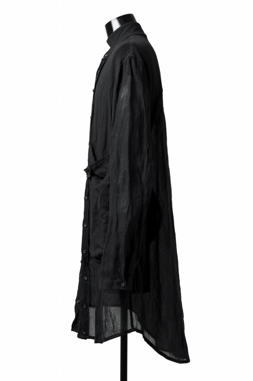 画像をギャラリービューアに読み込む, SOSNOVSKA UNEXPECTED DISPLACEMENT SHIRT (BLACK)