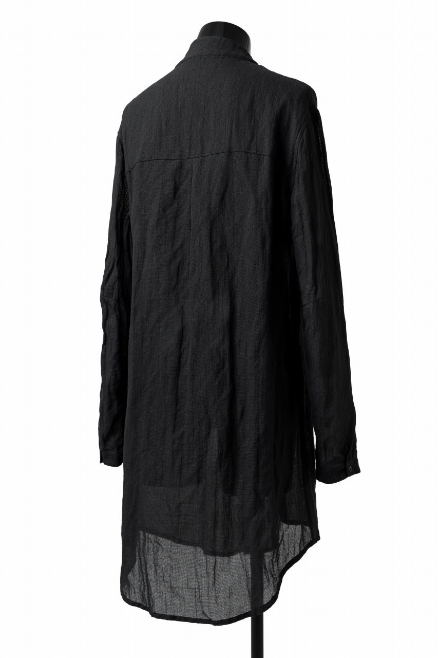 画像をギャラリービューアに読み込む, SOSNOVSKA UNEXPECTED DISPLACEMENT SHIRT (BLACK)
