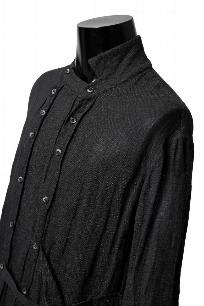画像をギャラリービューアに読み込む, SOSNOVSKA UNEXPECTED DISPLACEMENT SHIRT (BLACK)