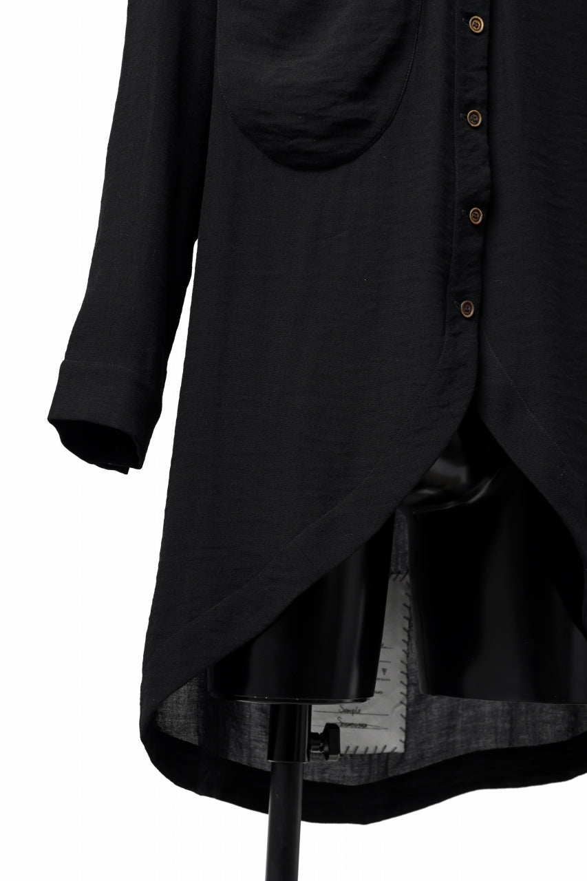 Load image into Gallery viewer, SOSNOVSKA OPEN SOFT SHIRT (BLACK)