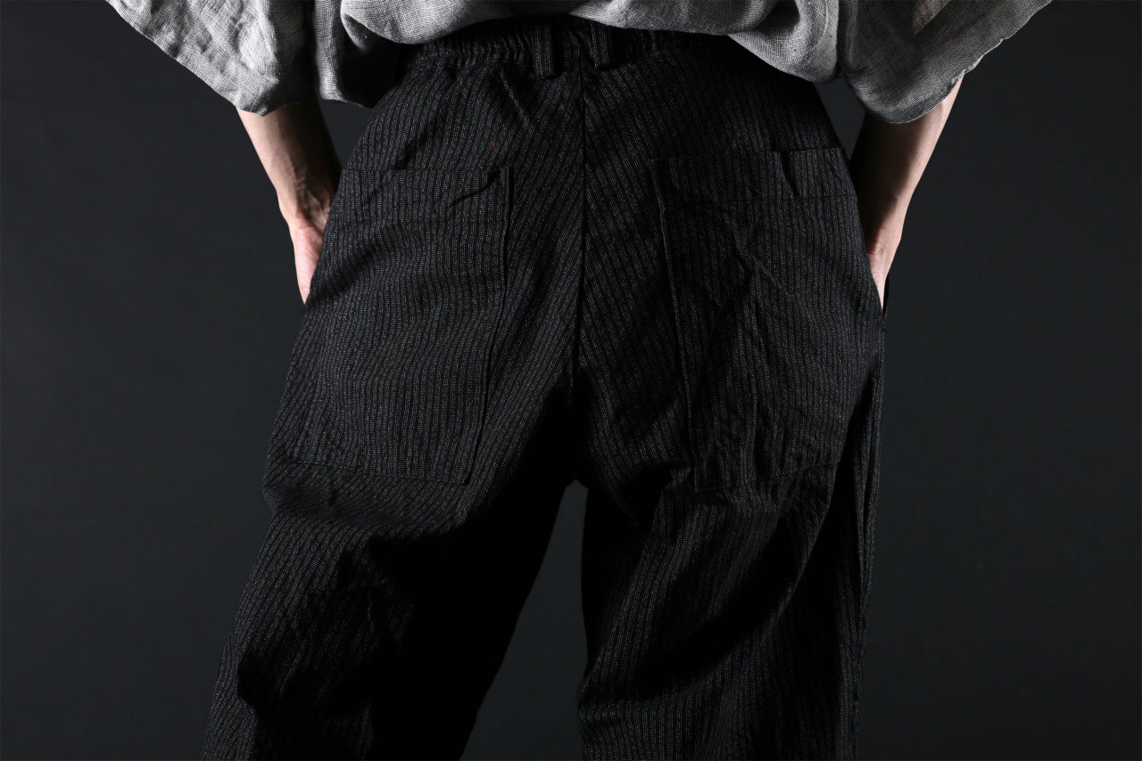 _vital easy straight trousers / sean hell twisted heather (DARK AMADEI)