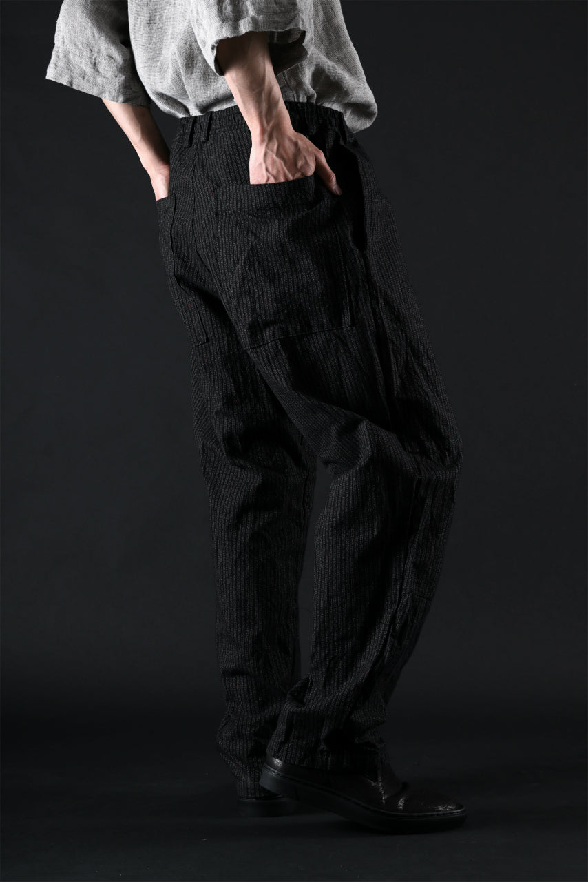 _vital easy straight trousers / sean hell twisted heather (DARK AMADEI)