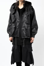 画像をギャラリービューアに読み込む, BACKLASH × SEVESKIG MULTIFUNCTION JACKET / GOAT DOUBLEFACE (BLACK)
