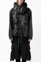 画像をギャラリービューアに読み込む, BACKLASH × SEVESKIG MULTIFUNCTION JACKET / GOAT DOUBLEFACE (BLACK)