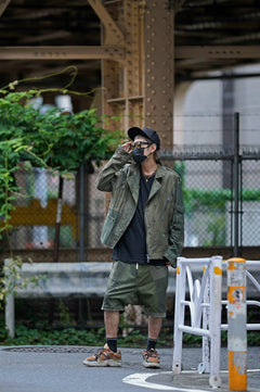 画像をギャラリービューアに読み込む, BACKLASH xx LOOM exclusive The Re-BUILD VINTAGE CUSTOM DOUBLE RIDERS JACKET (ARMY FIELD-A)