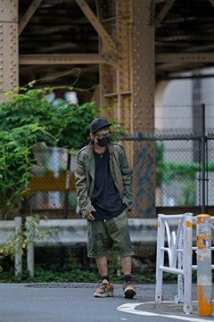 画像をギャラリービューアに読み込む, BACKLASH xx LOOM exclusive The Re-BUILD VINTAGE CUSTOM DOUBLE RIDERS JACKET (ARMY FIELD-B)